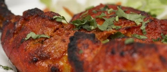 Indisk tandoori kylling eller chicken tikka masala Stjerneskud